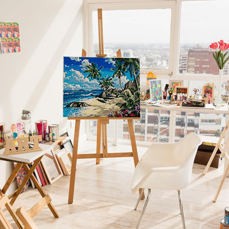 Ruhe im Paradies Malen nach Zahlen