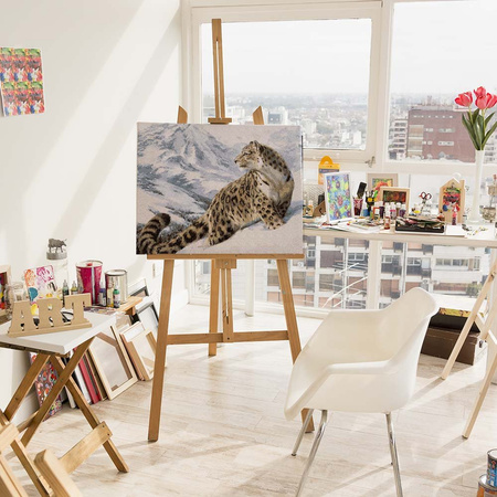 Schneeleopard – Irbis Malen Nach Zahlen