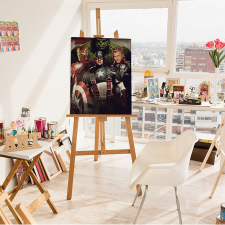 Die Rächer Malen nach Zahlen