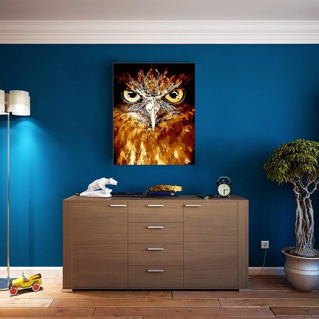 Eule Malen nach Zahlen