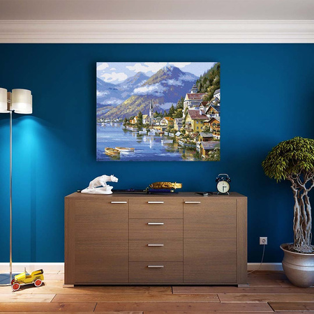 Hallstatt. Österreich Malen Nach Zahlen