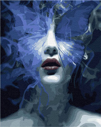 Mädchen im Nebel Malen Nach Zahlen