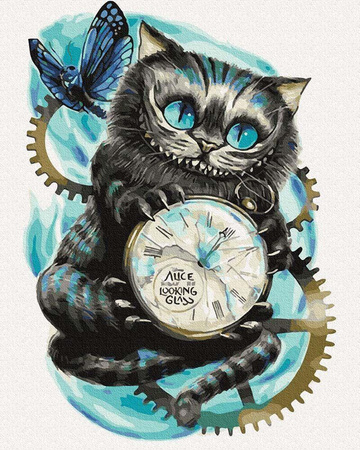 Cheshire Cat Malen nach Zahlen 40x50 cm