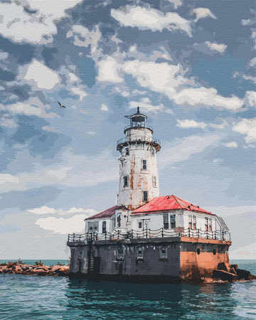 Leuchtturmwächter Malen Nach Zahlen