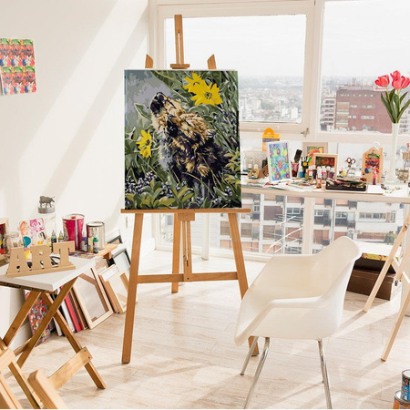 Wolfsbabys Malen nach Zahlen