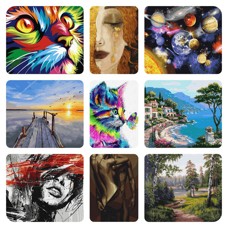 Retro-Auto Malen Nach Zahlen