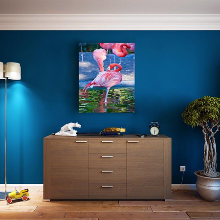 Rosa Flamingos 20x30cm Malen nach Zahlen