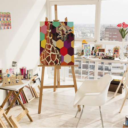 Giraffe im Mosaik Malen Nach Zahlen