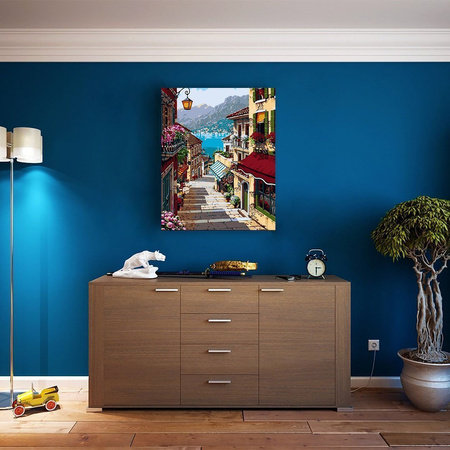 5D Straße zum Meer Diamant Gemälde Mosaik 40x50 cm