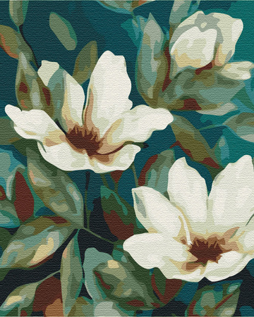 Die Zärtlichkeit der Blumen Malen Nach Zahlen