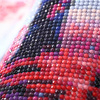 Diamantstickerei ohne Rahmen Feuerwolf 30x40 Diamantmosaik 5D