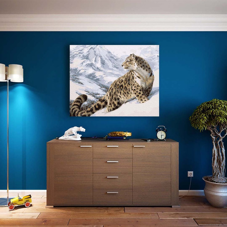 Schneeleopard – Irbis Malen Nach Zahlen