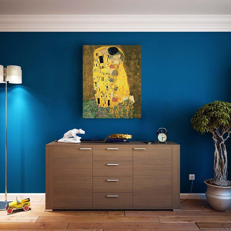 Der Kuss (Gustav Klimt) Malen nach Zahlen ohne Rahmen