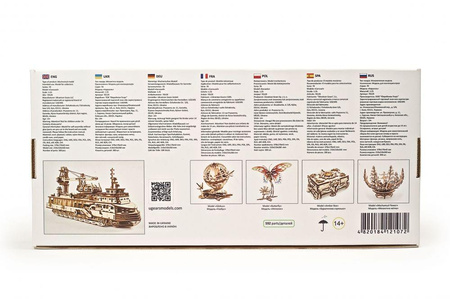Forschungsschiff Mechanisches Modell zum Zusammenbau