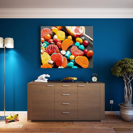 Süssigkeit Malen nach Zahlen