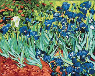Schwertlilien. Van Gogh Malen Nach Zahlen