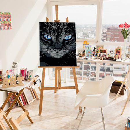 Blauäugige Katze Malen Nach Zahlen