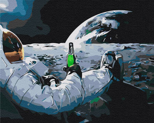 Entspannung im Weltraum Malen Nach Zahlen