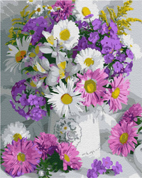 Zarter Blumenstrauß Malen Nach Zahlen