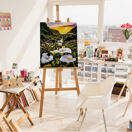 Lilien Malen nach Zahlen