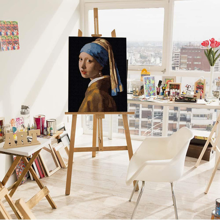 Jan Vermeer. Mädchen mit einer Perle 50x65 Gemälde nach Zahlen