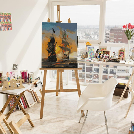 Marine Yin und Yang Malen nach Zahlen