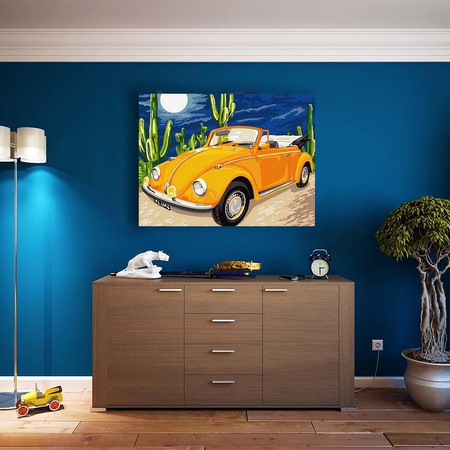 Warme Nächte in Mexiko Malen nach Zahlen ohne Rahmen