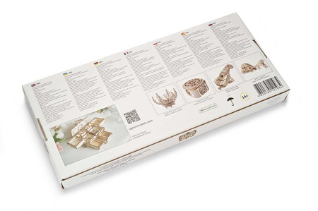 Bernsteinschatulle Ein mechanisches Modell, das zusammengebaut werden soll