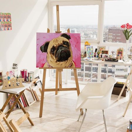 Cutie Mops Malen nach Zahlen