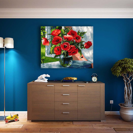 Sommermohn Malen Nach Zahlen