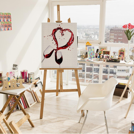 Liebe in einem Glas Gemälde nach Zahlen