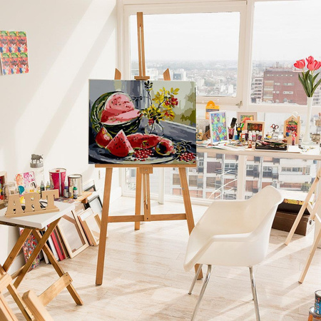 Wassermelone Malen nach Zahlen