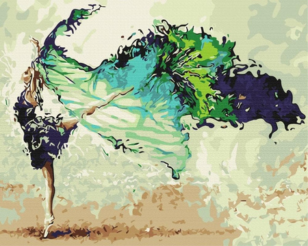 Der Tanz des Lebens Malen nach Zahlen ohne Rahmen