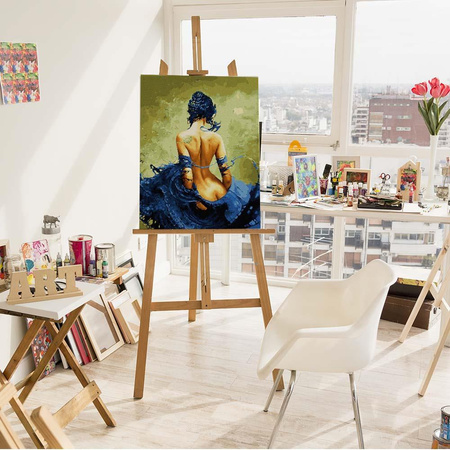 Nackter Saphir Malen nach Zahlen