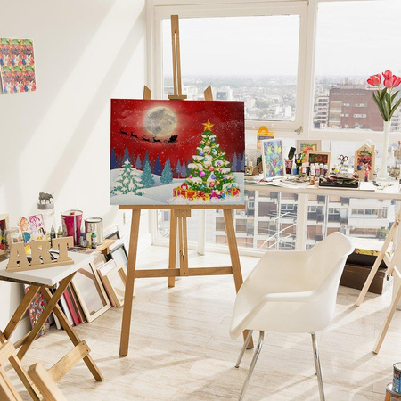 Weihnachtsmalerei nach Zahlen