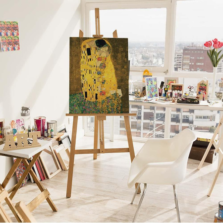 Der Kuss (Gustav Klimt) Malen nach Zahlen ohne Rahmen