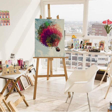 Abfahrt Malen nach Zahlen