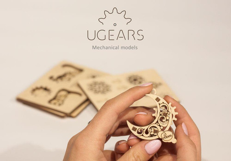 U-Fidgety Gearsmas hölzernes 3D-Puzzle. 4er Set