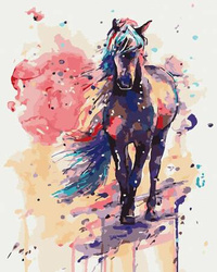 Phantastisches Pferd Malen Nach Zahlen