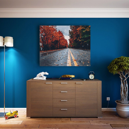 Herbstwege voller Erinnerungen Malen Nach Zahlen