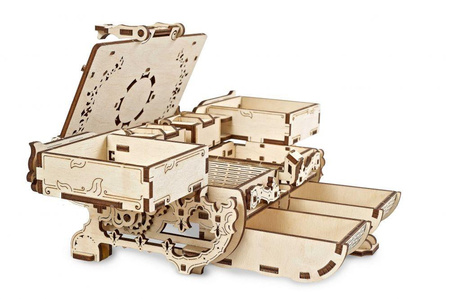 Bernsteinschatulle Ein mechanisches Modell, das zusammengebaut werden soll
