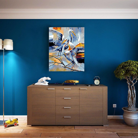 Störche Malen Nach Zahlen