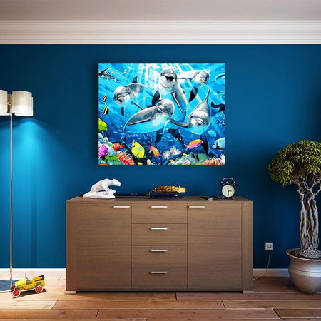 Unterwasserwelt Malen nach Zahlen