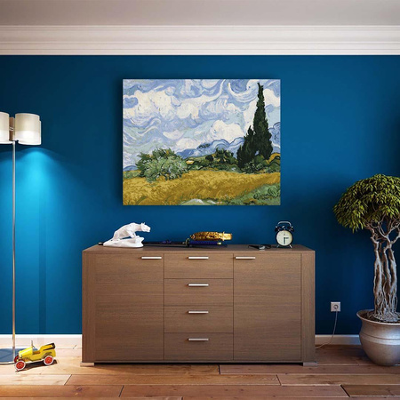 Weizenfeld mit Zypressen Van Gogh Malen Nach Zahlen