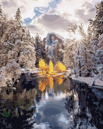 Winterwald Malen Nach Zahlen