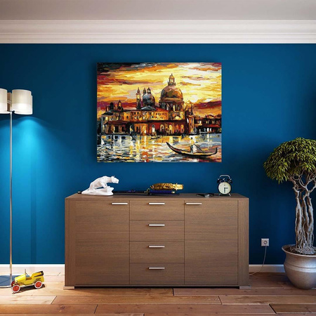 Der goldene Himmel von Venedig Malen nach Zahlen