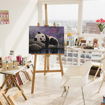 Der süße Traum des Pandas Malen Nach Zahlen