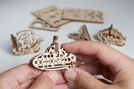 U-Fidgety Ship mechanisches Spielzeug 4-tlg.