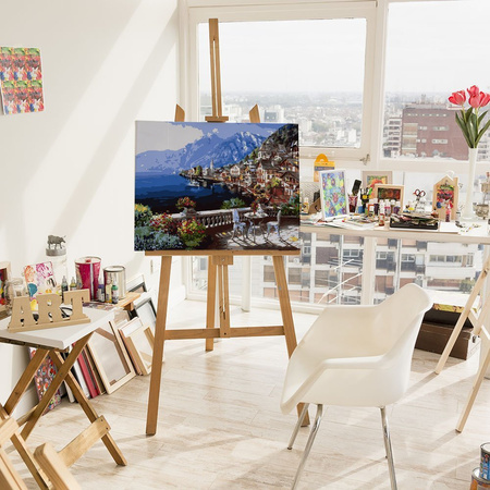 Terrasse am Meer Malen Nach Zahlen