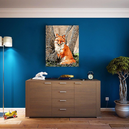 Fuchs am Baum Malen Nach Zahlen